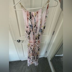 Ted Baker Multicolor Floral Midi Dress